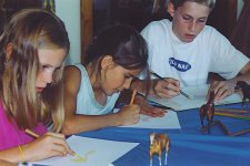 Art projects at Summer Day Camp