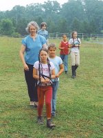 Playing games at Summer Day Camp